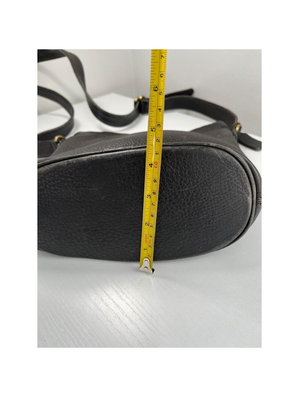 Vintage Coach Sonoma Small Bucket Bag Espresso Pebbled Leather 4907 1995 - Picture 2 of 9